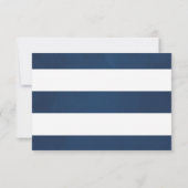 Waterverf Nautical Thormal Wedding RSVP Kaartje (Achterkant)