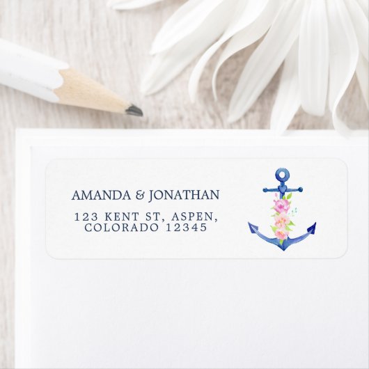 Waterverf Nautical Threadding Etiket (Insitu)