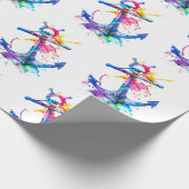 Waterverf Nautisch anker Cadeaupapier (Hoek)