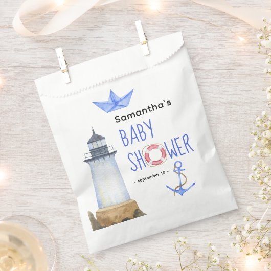 Waterverf nautisch - babyshower bedankzakje (Geknipt)