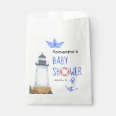 Waterverf nautisch - babyshower bedankzakje (Voorkant)