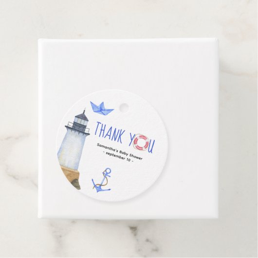 Waterverf nautisch - dank u bedankjes labels (In situ)