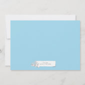 Waterverf Nautisch netto Vrijgezellenfeest Kaart (Achterkant)