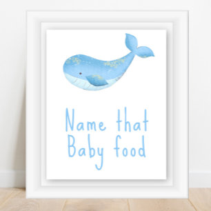 Waterverf nautisch - Noem dat baby food Poster