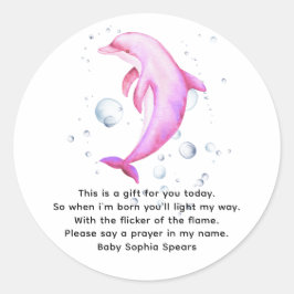 Waterverf nautisch - Prayer candle label