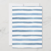 Waterverf Nautisch strand Housewarming Party Kaart (Achterkant)