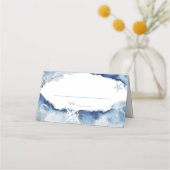 Waterverf Nautisch Vrijgezellenfeest of bruiloft Plaatskaartje (Voorkant)