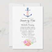 Waterverf Nautisch Vrijgezellenfeest per post Kaart (Voorkant)