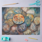 Waterverf Nautisch Zanddollar Decoupage Papier (Craft)