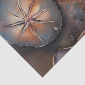 Waterverf Nautisch Zanddollar Decoupage Papier (Detail)