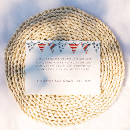 Waterverf Nautische Baby shower Behuizing Kaart