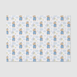 Waterverf nautische ballon Beer Tissuepapier