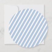 Waterverf nautische strandbruiloft met uitzonderin save the date (Achterkant)