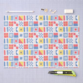 Waterverf Nautische Vlaggen Maritieme Zeildouche Tissuepapier (Craft)