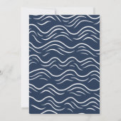 Waterverf nautische zeeman jongens 1e verjaardag kaart (Achterkant)