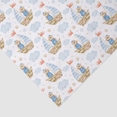 Waterverf nautische zeilboot Beer Tissuepapier (Detail)