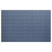 Waterverf Navy Blue Koi Fish Pattern Stof (Fat Quarter)