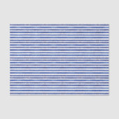 Waterverf Navy en witte strepen Tissuepapier (Voorkant)