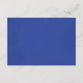 Waterverf Navy Leaf Vrijgezellenfeest Gift Registr Informatiekaartje (Achterkant)