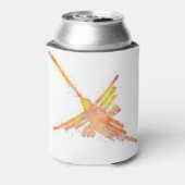 Waterverf Nazca Hummingbird Blikjeskoeler (Blikje Achterkant)