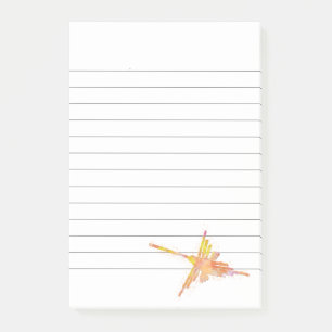 Waterverf Nazca Hummingbird Lined Post-it® Notes