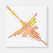 Waterverf Nazca Hummingbird Magneet (Voorkant)