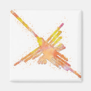 Waterverf Nazca Hummingbird Magneet