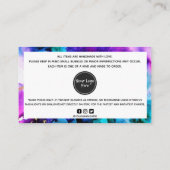 Waterverf Nazorginstructies 1 Visitekaartje (Achterkant)