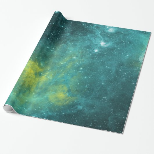 Waterverf Nebula Cadeaupapier (Uitgerold)