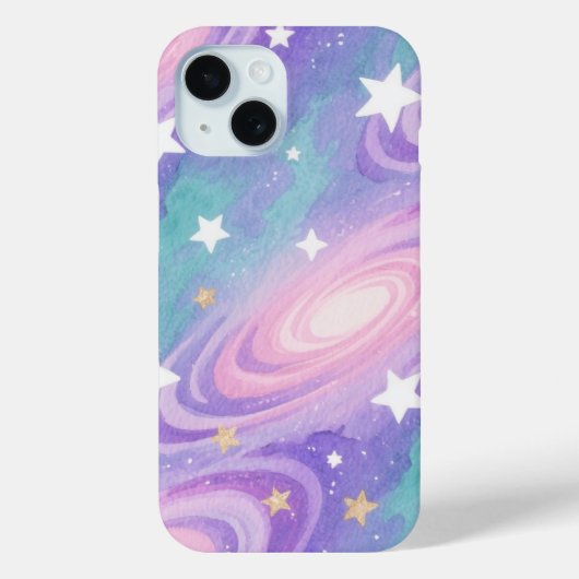 Waterverf Nebula Swirls Patroon ontwerp Case-Mate iPhone Case (Achterkant)