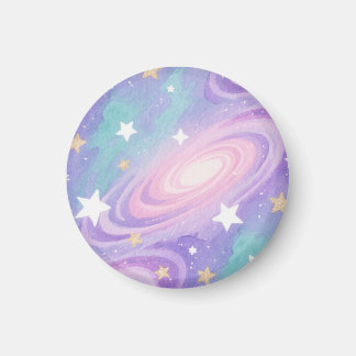 Waterverf Nebula Swirls Patroon ontwerp Magneet