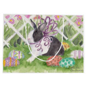 Waterverf Nederlands rammeleieren konijn Large Cadeautasje (Achterkant)