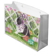 Waterverf Nederlands rammeleieren konijn Large Cadeautasje (Achterkant Gekanteld)