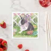 Waterverf Nederlands rammeleieren konijn Servetten (Insitu)