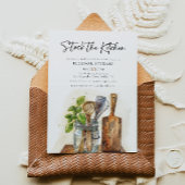 Waterverf neemt het Vrijgezellenfeest van Kitchen  Kaart