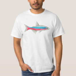Waterverf Neon Tetra Vis T-shirt