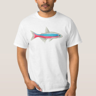 Waterverf Neon Tetra Vis T-shirt