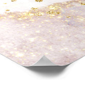 waterverf nep glitters Eerste Communie welkom Poster (Hoek)