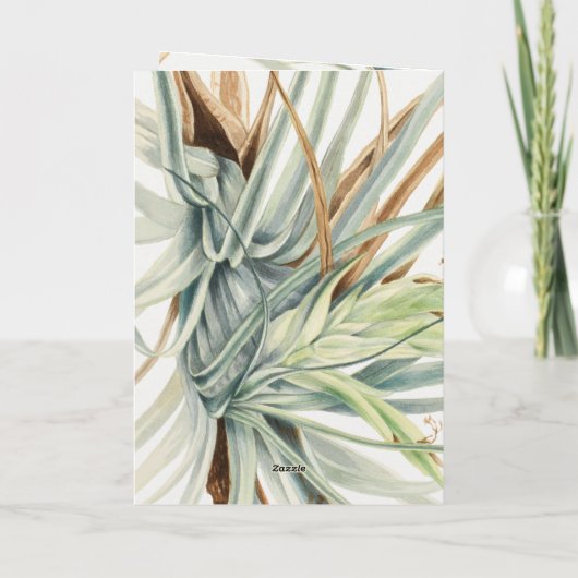 Waterverf Neutral Boho Bruiloft Orde van Service Programma (Achterkant)