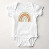 Waterverf Neutrale regenboog Romper (Voorkant)