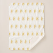 Waterverf Neutrale Sunshine Baby Sherpa Deken (Voorkant)