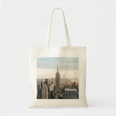 Waterverf New York City Destination Canvas tas (Voorkant)
