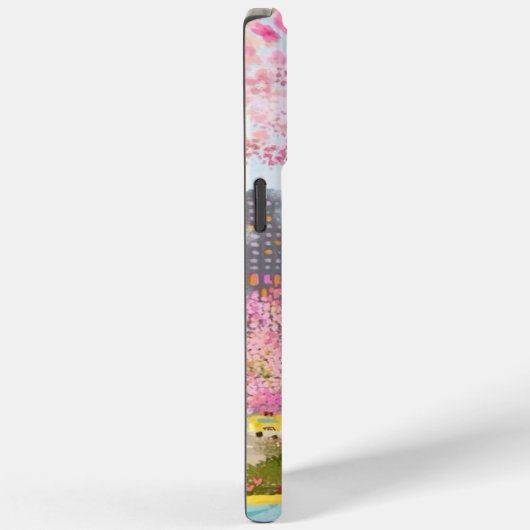 Waterverf New York Cityscape Telefoon Case (Achterkant / Rechts)