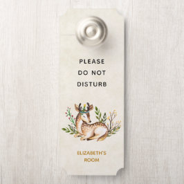  Waterverf niet storen is niet onderdrukt Deurhanger