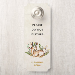  Waterverf niet storen is niet onderdrukt Deurhanger