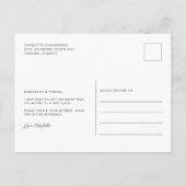 Waterverf Nieuw huisadres Verhuizen Aankondigingskaart (Achterkant)