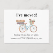 Waterverf Nieuw huisadres Verhuizen Aankondigingskaart (Voorkant)