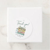 Waterverf Nieuwe Hoofdstuk Baby shower Dank u Bedankjes Labels (In situ)