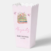 Waterverf Nieuwe Hoofdstuk Begint Baby Meisje Douc Bedankdoosjes (Voorkant)