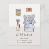 Waterverf Nieuwe thuiswijziging van adres Briefkaart (Voorkant)